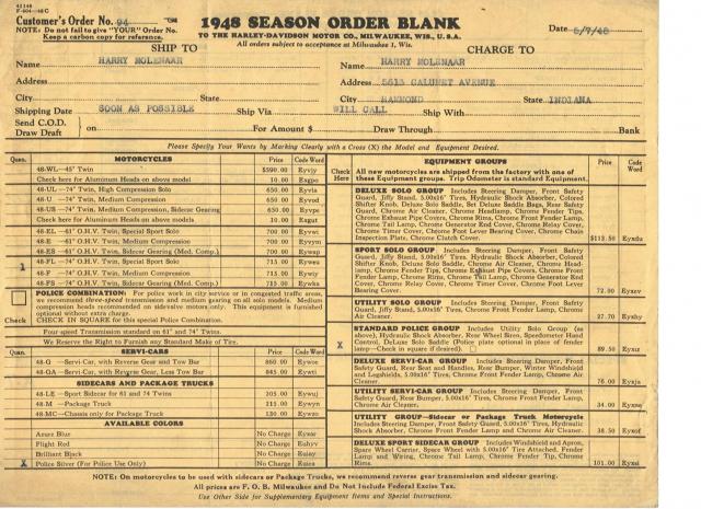 1948 orderblank